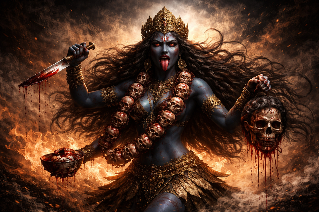 🖤Kali: la diosa oscura que destruye el ego y revela la verdad