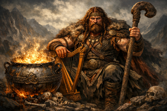 ⚔️ Dagda: el dios terrible de la abundancia, la guerra y el poder que lo sostiene todo