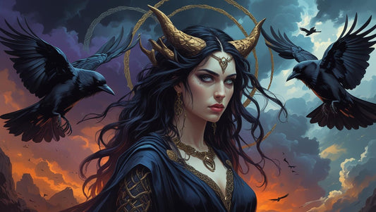 🖤 Morrigan: la Diosa cuervo que camina entre la muerte y la magia