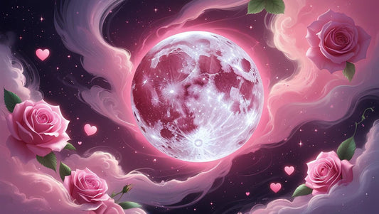 🍓 Luna Llena de Fresa: amor, deseo y magnetismo bajo la luna del 11 de junio